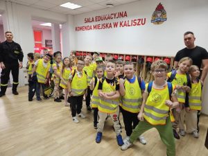 Obrazek - wycieczka do Państwowej Straży Pożarnej